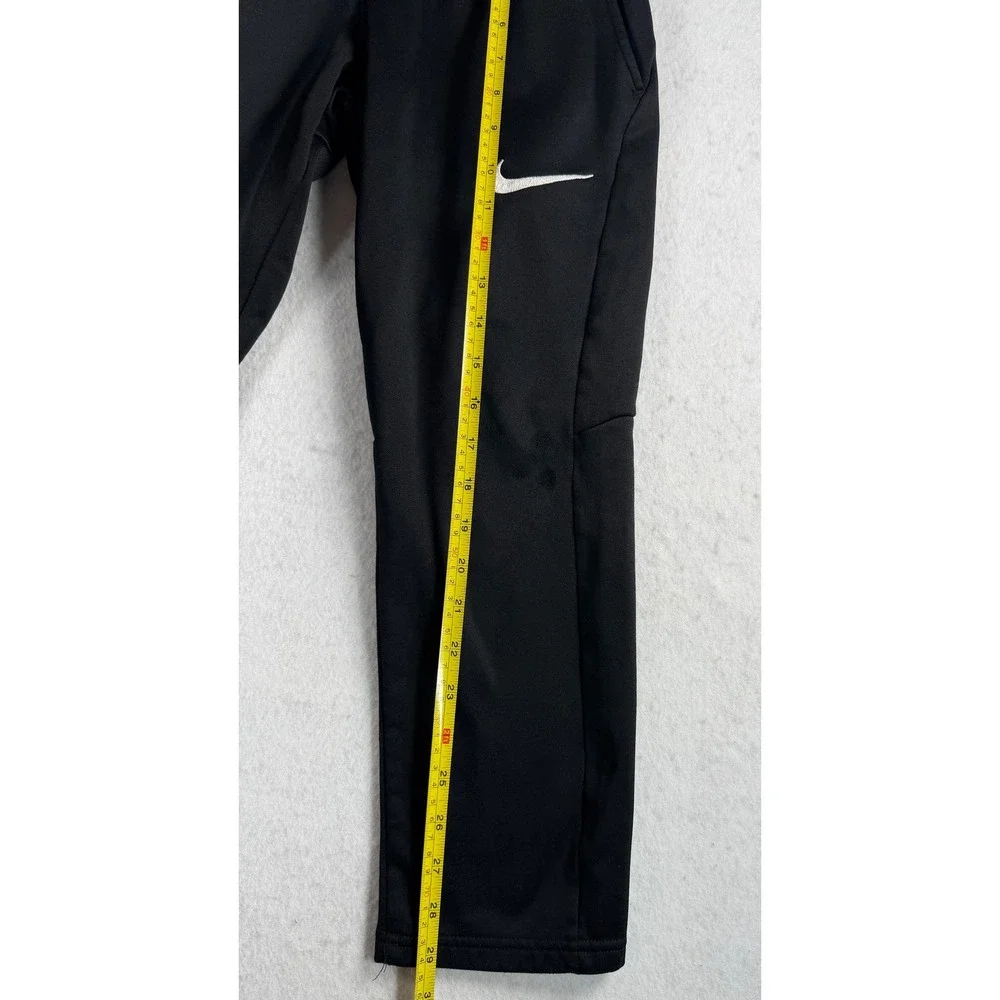 Boys Nike Dri-FIT Athletic Pants Black Medium Swoosh Logo Pockets